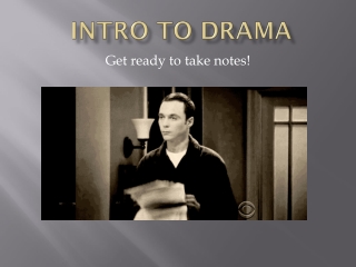 intro to drama