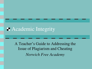 Academic Integrity