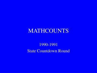 MATHCOUNTS