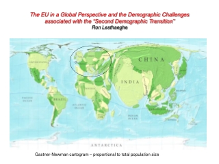 Gastner-Newman cartogram – proportional to total population size