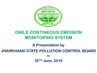 ONILE CONTINEOUS EMISSION MONITORING SYSTEM A  Presentation  by