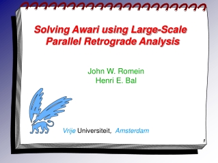 Solving Awari using Large-Scale Parallel Retrograde Analysis