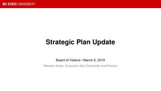 Strategic Plan Update
