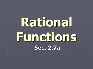 Rational Functions