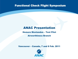 Functional Check Flight Symposium