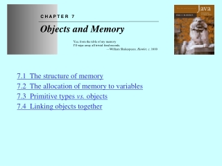 Chapter 7—Objects and Memory