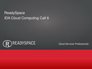 ReadySpace IDA Cloud Computing Call 6