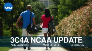 3C4A NCAA Update