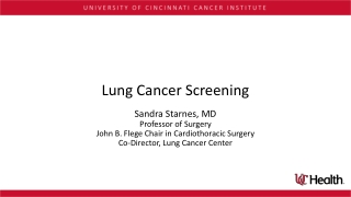 Lung Cancer Screening