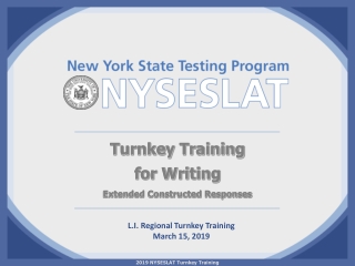 L.I. Regional Turnkey Training March 15, 2019