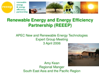 Renewable Energy and Energy Efficiency Partnership (REEEP)