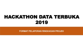 FORMAT  PELAPORAN RINGKASAN PROJEK