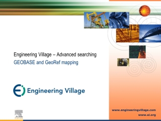 Engineering Village – Advanced searching