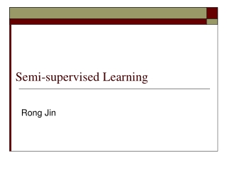 Semi-supervised Learning