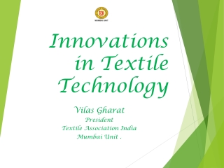 Innovations in Textile Technology