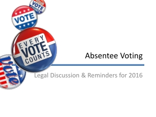 Absentee Voting Absentee Voting