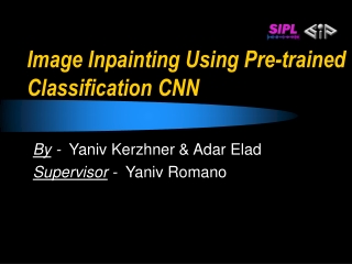 Image Inpainting Using Pre-trained Classification CNN