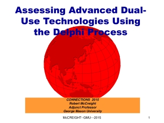 Assessing Advanced Dual-Use Technologies Using the Delphi Process