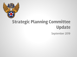 Strategic Planning  Committee Update