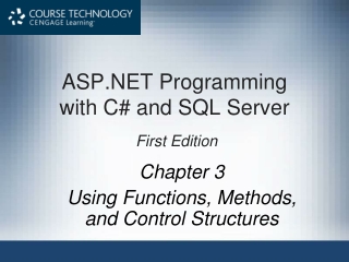 ASP.NET Programming  with C# and SQL Server  First Edition