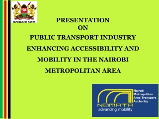 PRESENTATION  ON PUBLIC TRANSPORT INDUSTRY