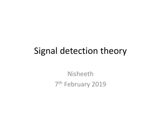 Signal detection theory