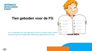 Tien  geboden voor  de  FG