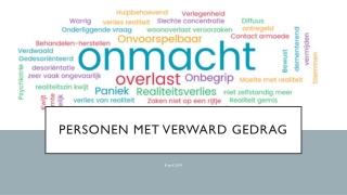 Personen met verward gedrag