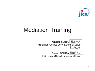 Mediation Training