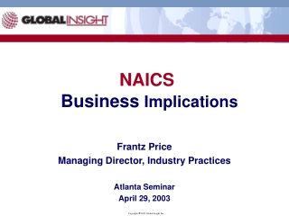 NAICS  Business  Implications