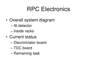 RPC Electronics