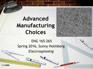 Advanced Manufacturing Choices