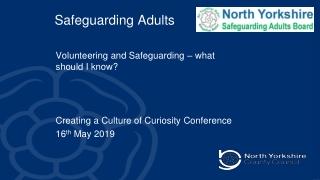 Safeguarding Adults