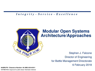 Modular Open Systems Architecture/Approaches