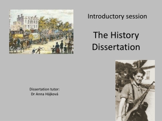 The History Dissertation