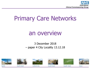 Primary Care Networks an overview