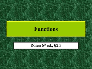 Functions