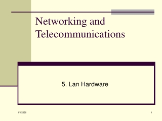 Networking and Telecommunications