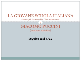 Dal naturalismo al verismo