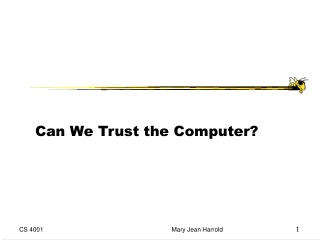 Can We Trust the Computer?