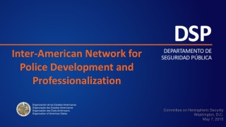 Inter-American Network for Police Development and Professionalization