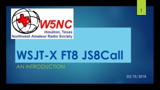 WSJT-X FT8 JS8Call