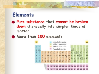 Elements