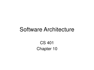 Software Architecture