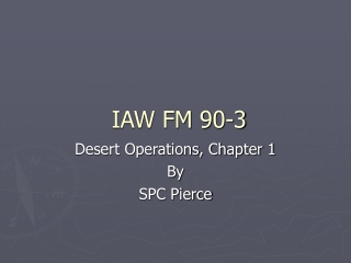 IAW FM 90-3