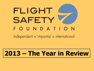 2013 – The Year in Review