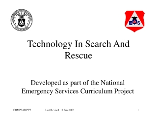 Technology In Search And Rescue