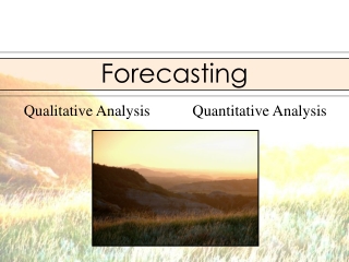 Qualitative Analysis