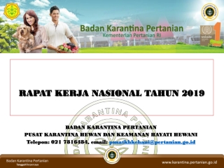 RAPAT KERJA NASIONAL TAHUN 2019