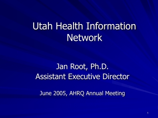 Utah Health Information Network